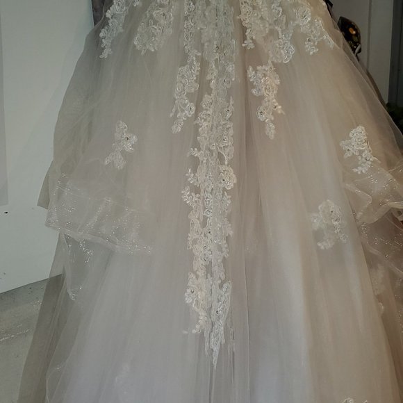 Princess Tulle and Beaded Wedding Dress - Picture 3 of 8